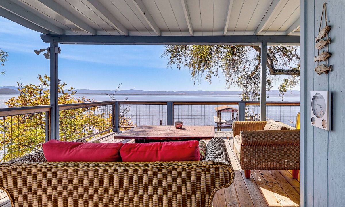 Lucerne House | Panoramic Views! Home w/Boat Slip on Clear Lake
