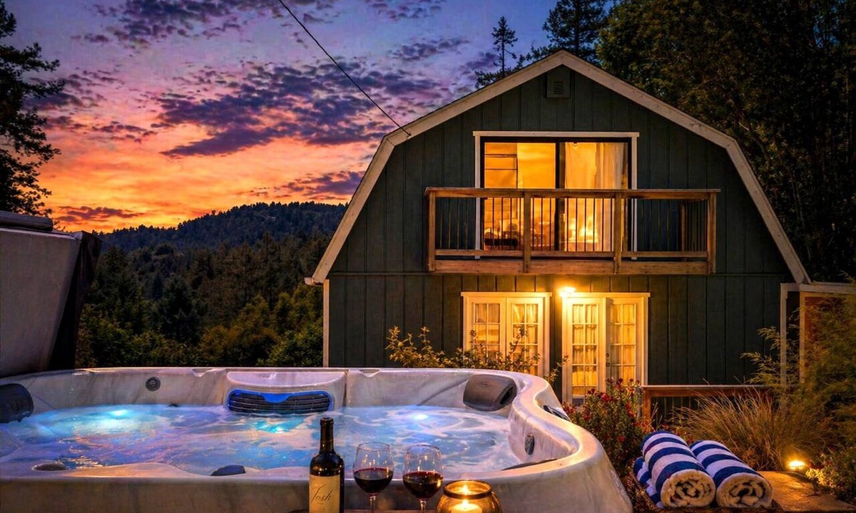 Cazadero House | River Hideaway! Magical Woods! Pups OK! Hot Tub~Magic Mountain