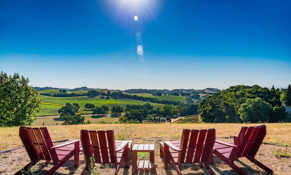 Paso Robles House | Vineyard Views + Fire Pit | Hilltop Wine Country | Orchard Hill Farm