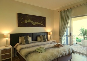 African Palm Blue cottage