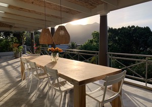 Frogs Hill beautiful villa overlooking the village and the ocean