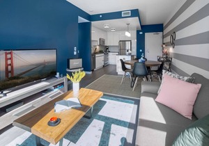 Sleek 1BR Mission Bay, w/Gym, close to Caltrain by Blueground