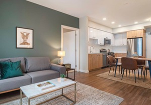 Sunlit SoMa 2BR w/ Gym, Roofdeck, walk to Tech HQs and BART, by Blueground