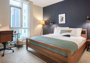 Sunlit SoMa 2BR w/ Gym, Roofdeck, walk to Tech HQs and BART, by Blueground