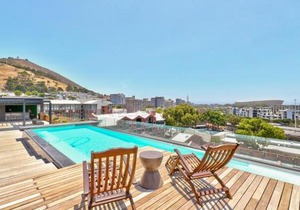Waterfront apartment with balcony & views