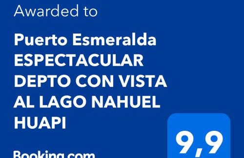Correntoso Apartment | Puerto Esmeralda ESPECTACULAR DEPTO CON VISTA AL LAGO NAHUEL HUAPI