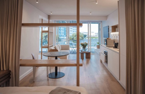 Three Anchor Bay Apartment | Seaside 9: Modern Studio with Balcony & Ocean View