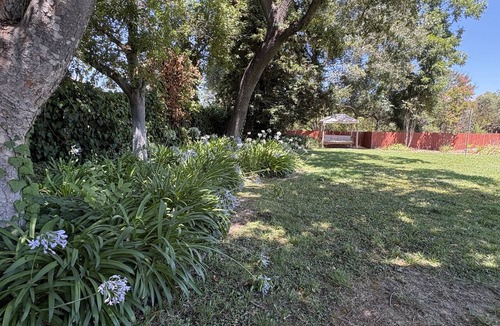 Sacramento House | 3BR Ranch House with Pool, Shaded Yard, Peacocks & Creek