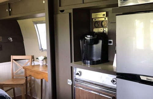 Morgan Hill House | Airstream Beneath The Redwood Trees Among The Grapevines.