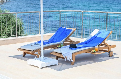 Bodrum Villa | BD-414 4 Bedroom Seafront Detached Holiday House with Private Pool and Garden