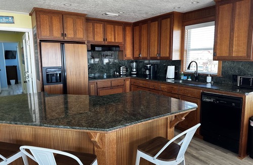 Bermuda Beach House | Beachfront Steps to the Sand Gulf Views Pet-Friendly Galveston West End