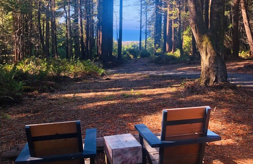 Fort Bragg Cabin | Beautiful Cabin in private redwood forest w/ocean view. Off Grid nature retreat