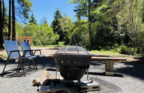 Fort Bragg Cabin | Beautiful Cabin in private redwood forest w/ocean view. Off Grid nature retreat
