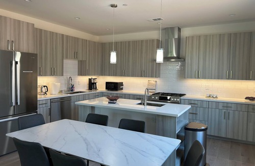 Redwood City House | Brand new sleek and modern townhouse, bath and bedroom, huge patio, sleeps 8