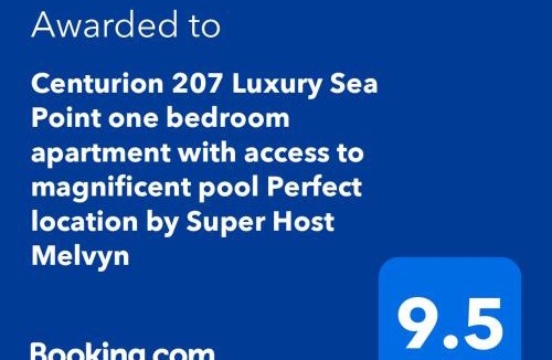 Three Anchor Bay Apartment | Centurion 207 Luxury Sea Point one bedroom apartment with access to magnificent pool Perfect location by Super Host Melvyn