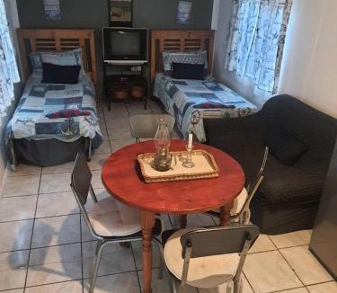 Broederstroom Ski Chalet | Chalet 2 Camping Style at Cynthias Country Outside bathrooms