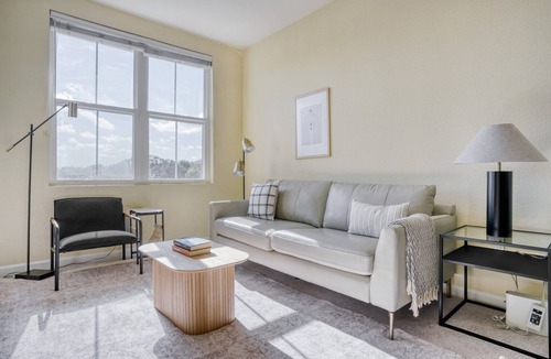 San Bruno Apartment | Chic San Bruno 2BR w/ Pool, W/D & Gym, easy highway access, by Blueground