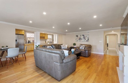 Merced Manor House | Coastal Mediterranean Charm Near Beach & Shopping