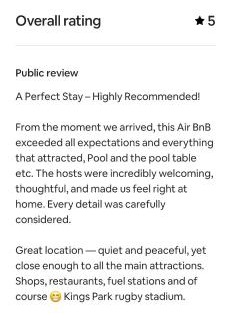 Durban North Apartment | Cosy Private Cottages