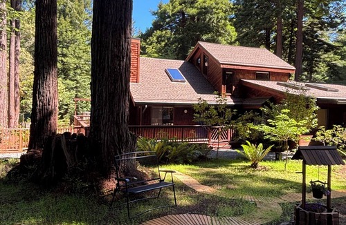 Fort Bragg House | Dacha Life 3BR 2BA sunny sanctuary among the trees in Fort Bragg Ca.