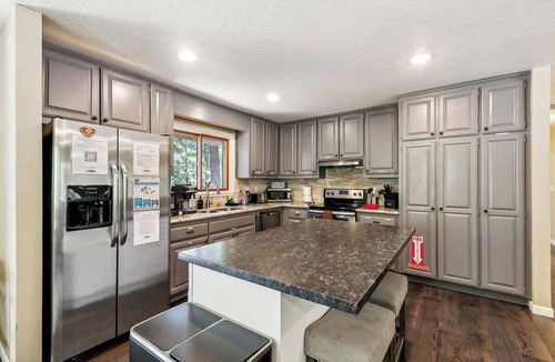 Tahoe Paradise Cabin | Family Cabin with Hot Tub, Game Room, and Fenced