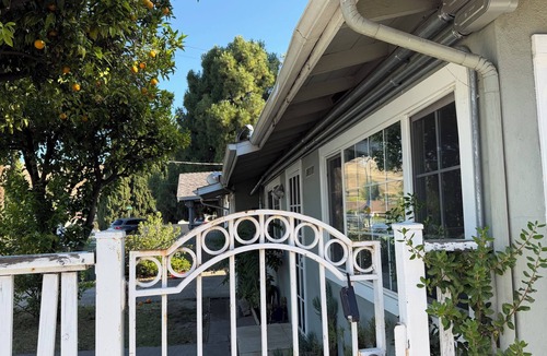 Niles District House | Gated 2-bedroom house in central Fremont with refreshing AC and parking garage