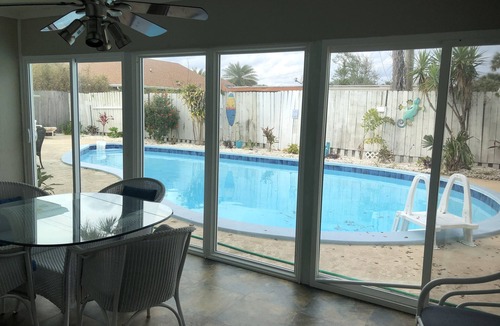 Ortona Park House | Heated pool, large home across from the beach. Lots of amenities included.