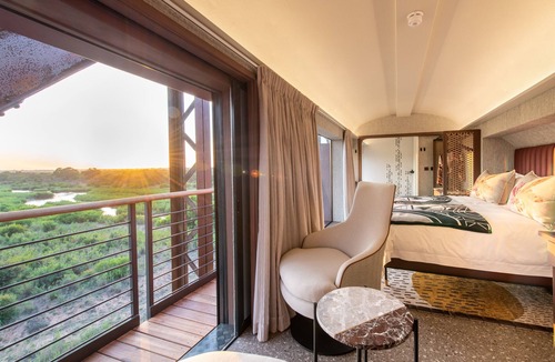 Skukuza Hotel | Kruger Shalati - Train on the Bridge and Garden Suites