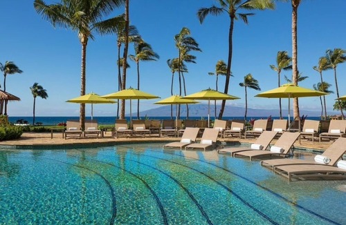 Kaanapali Resort | Ocean front, high floor 2 BR unit at Hyatt Residence Club Ka'anapali Beach