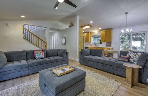 Tahoe Island House | Peaceful Tahoe escape next to protected forest land, minutes from beaches, trails, and adventure