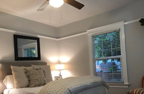Central San Mateo House | Queen Bedroom, relaxed atmosphere Near Downtown