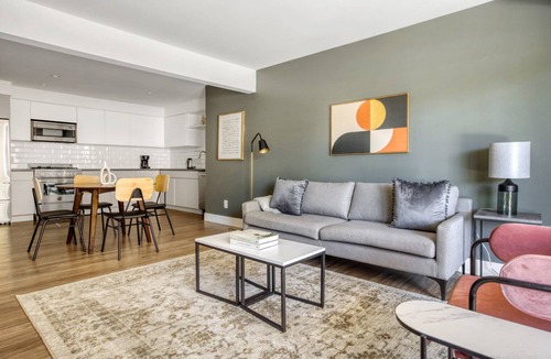 Sharon Heights Apartment | Roomy Menlo Park 2BR w/Pool, W/D, Gym, near 82, 101, 280, by Blueground