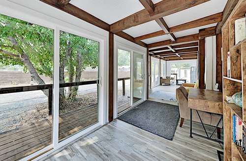 Monte Rio House | Secluded Modern Farmhouse with Fireplaces, Alfresco Hot Tub & Firepits