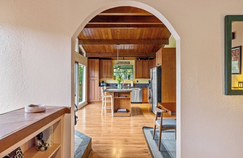 Forestville House | The Cozy Pine Cone . Hot tub- Deck & Grill Forestville