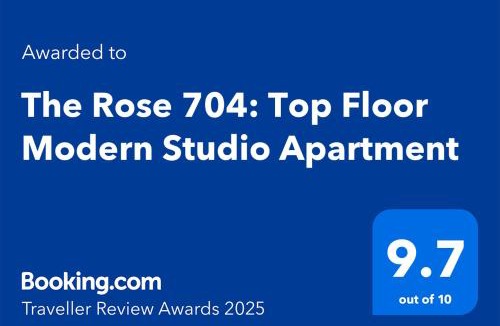 Bo'Kaap Apartment | The Rose 704: Top Floor Modern Studio Apartment