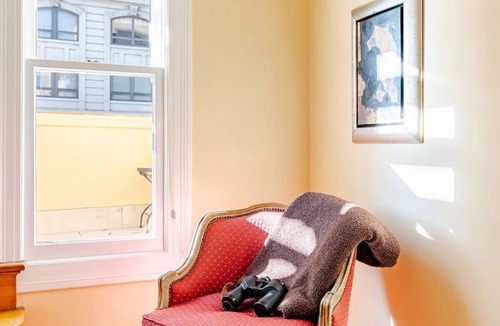 Nob Hill Cabin | The Tony Bennett Suite, with private balcony, atop of Nob Hill