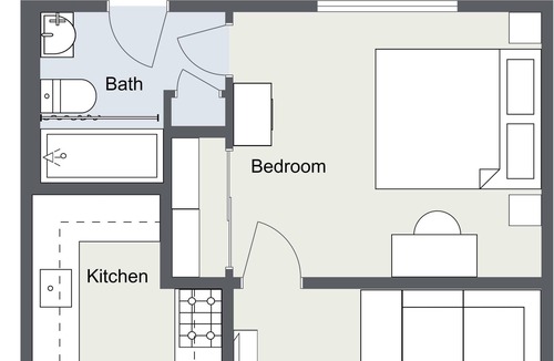 Shoreline West House | This house is a 1 bedroom(s), 1 bathrooms, located in Mountain View, CA.