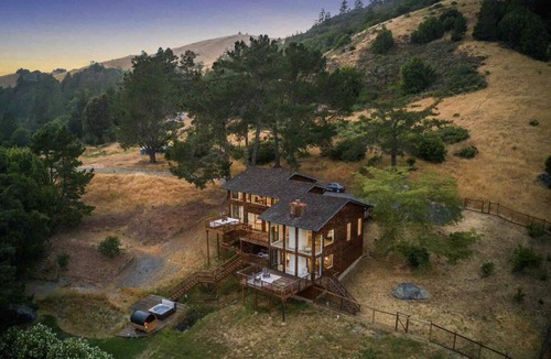 Nicasio House | Unique private access studio with outdoor spa in paradise.