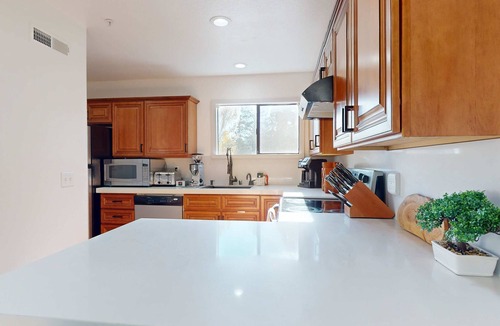 Tahoe Keys Condo | Waterfront townhouse with dock & mountain view - close to skiing, hiking & beach