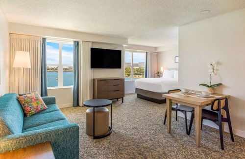 Oyster Point Hotel | Waterfront Suite | 1 Queen Bed | Free Breakfast | Near San Francisco Airport