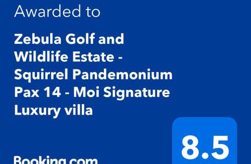 Leeupoort Villa | Zebula Golf and Wildlife Estate - Squirrel Pandemonium Pax 12 - Moi Signature Luxury villa