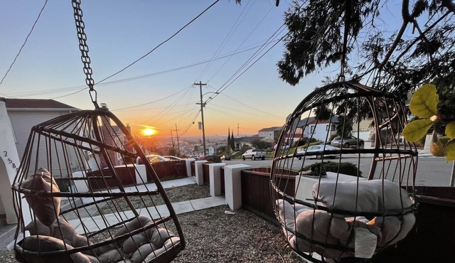 Hacienda home on a hill