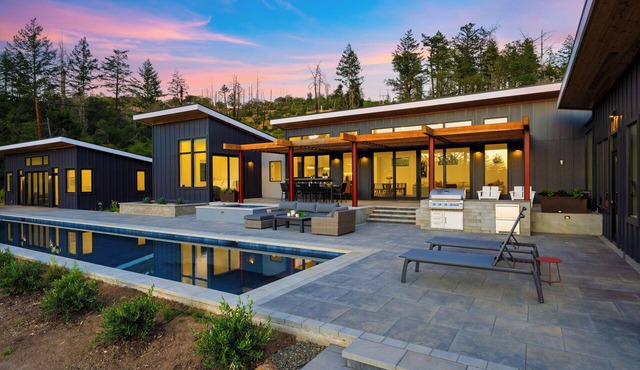 Lap Pool + Sauna + Outdoor Kitchen | 40 Acres, Glen Ellen | Olive & Oak