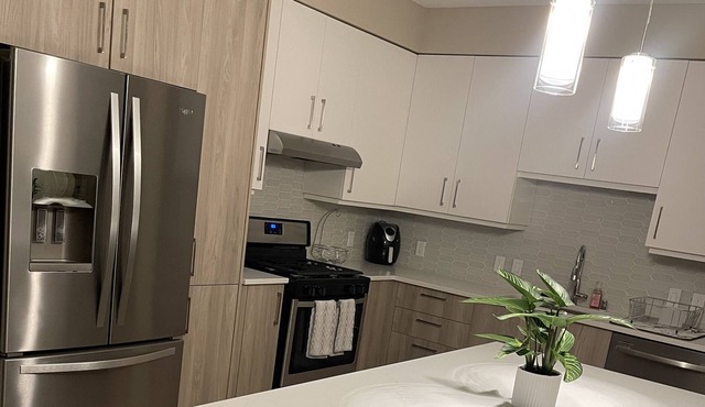 Luxury apt 5 mins from airport/downtown POOL ACCESS! & JACUZZI!