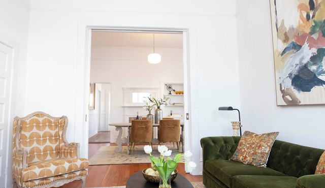 Right in the heart of Healdsburg lies this charming two-bedroom house