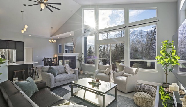 Shiloh and Harmony - A Modern Oasis on 1.3 Acres with Stunning Unobstructed Mountain Views in Eagle River