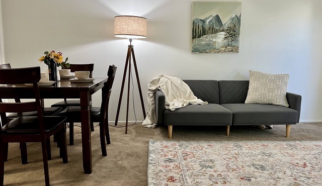 Spacious Downtown Burlingame Apt. with Driveway Parking & Private Patio 1/1