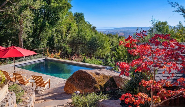 Spectacular Stone Pool/Spa. Views to The Bay. Near Sonoma Plaza. Ambiance plus!