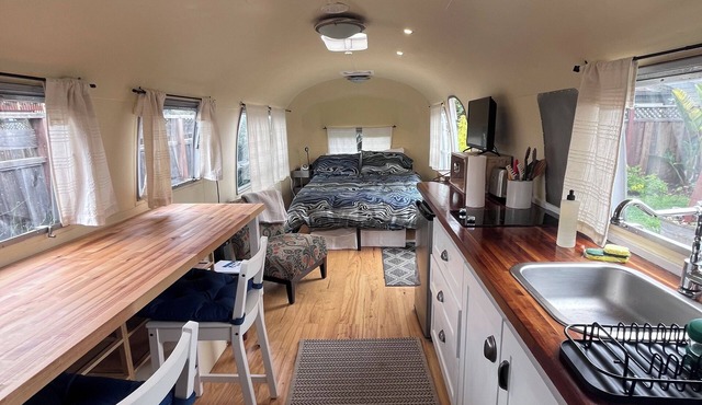 Stunning and unique AirStream on the Coastal Trail and near Poplar Beach in Half Moon Bay
