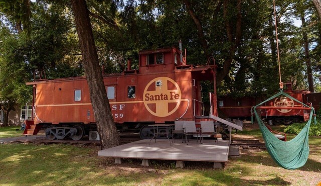 The Gatsby | Railroad Caboose Cabin